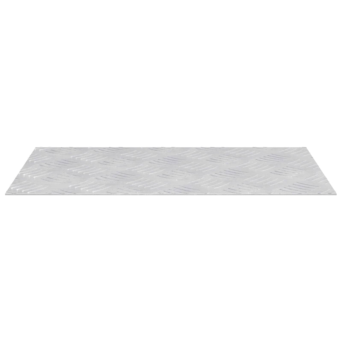 Vidaxx marche d'escalier rectangulaire 4 pcs argent 50 x 30 cm aluminium