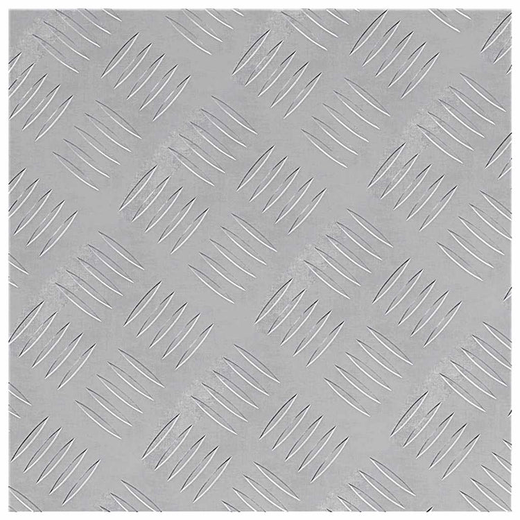 Vidaxxl marche d'escalier carré 2 pcs argent 40 x 40 cm aluminium
