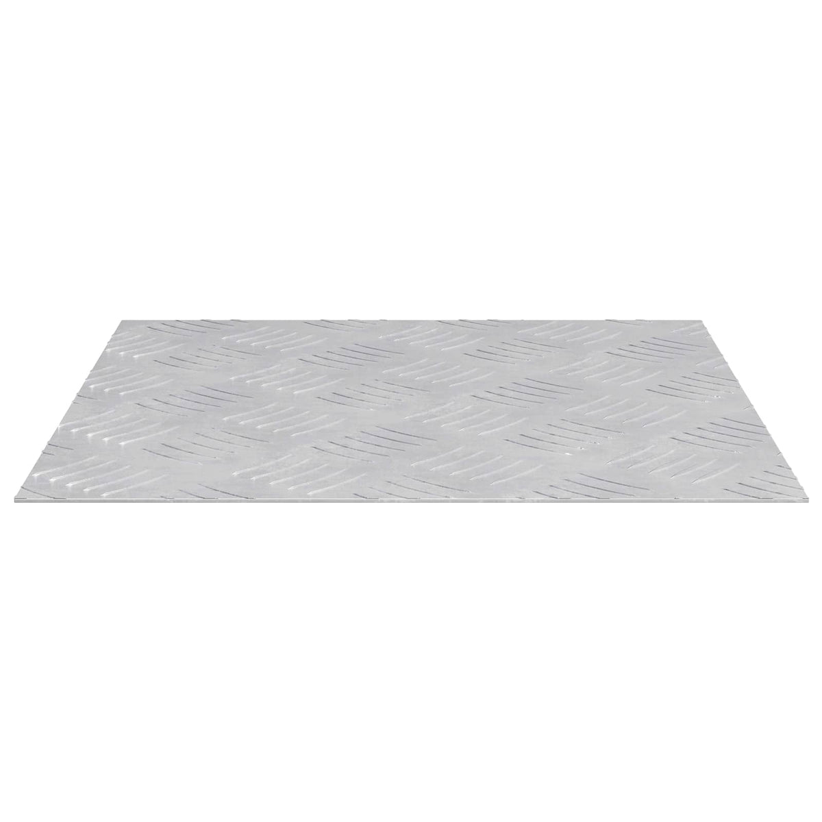 Vidaxxl marche d'escalier carré 4 pcs argent 40 x 40 cm aluminium