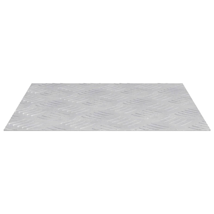Vidaxxl marche d'escalier carré 4 pcs argent 40 x 40 cm aluminium
