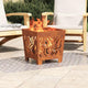 VidaXL marche d'escalier rectangulaire 4 pcs argent 70 x 40 cm aluminium