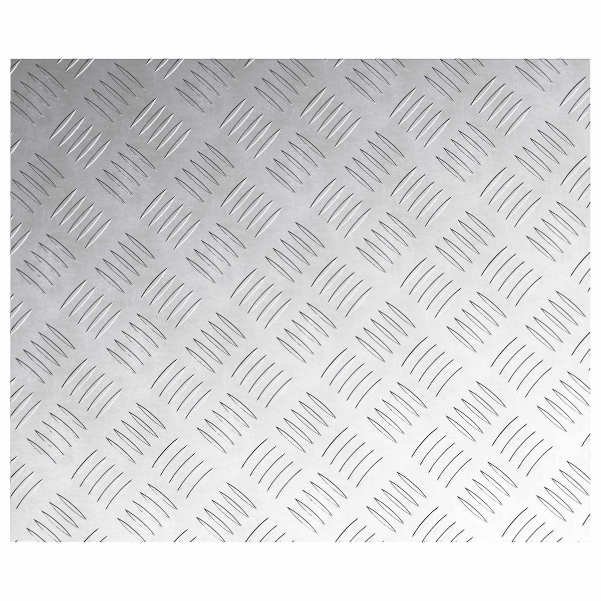 Vidaxx marche d'escalier rectangulaire 4 pcs argent 60 x 50 cm aluminium