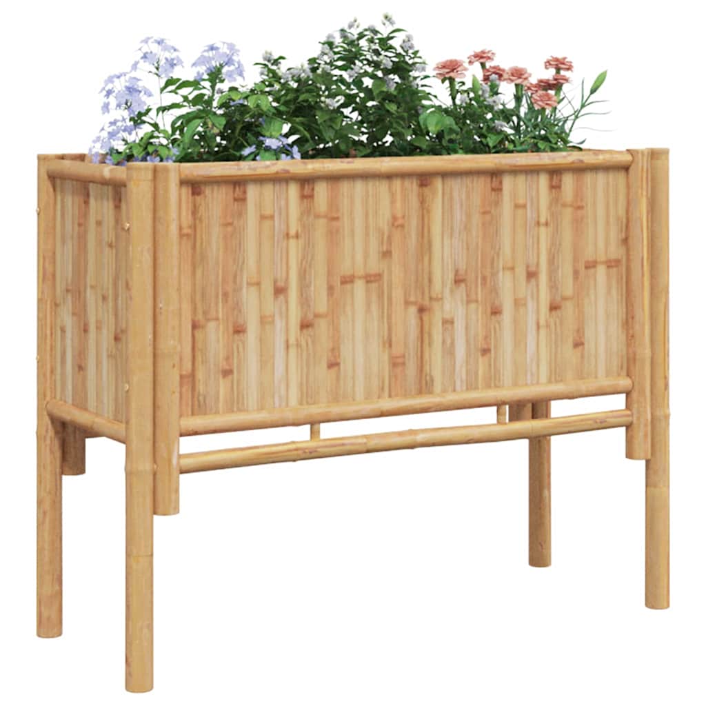 Vidaxx lit surélevé marron 90 x 35 x 70 cm bambou