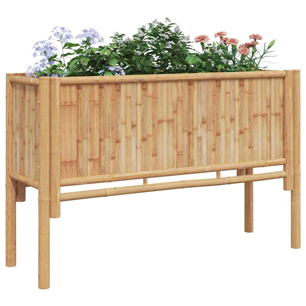 Vidaxx lit surélevé marron 110 x 35 x 70 cm bambou