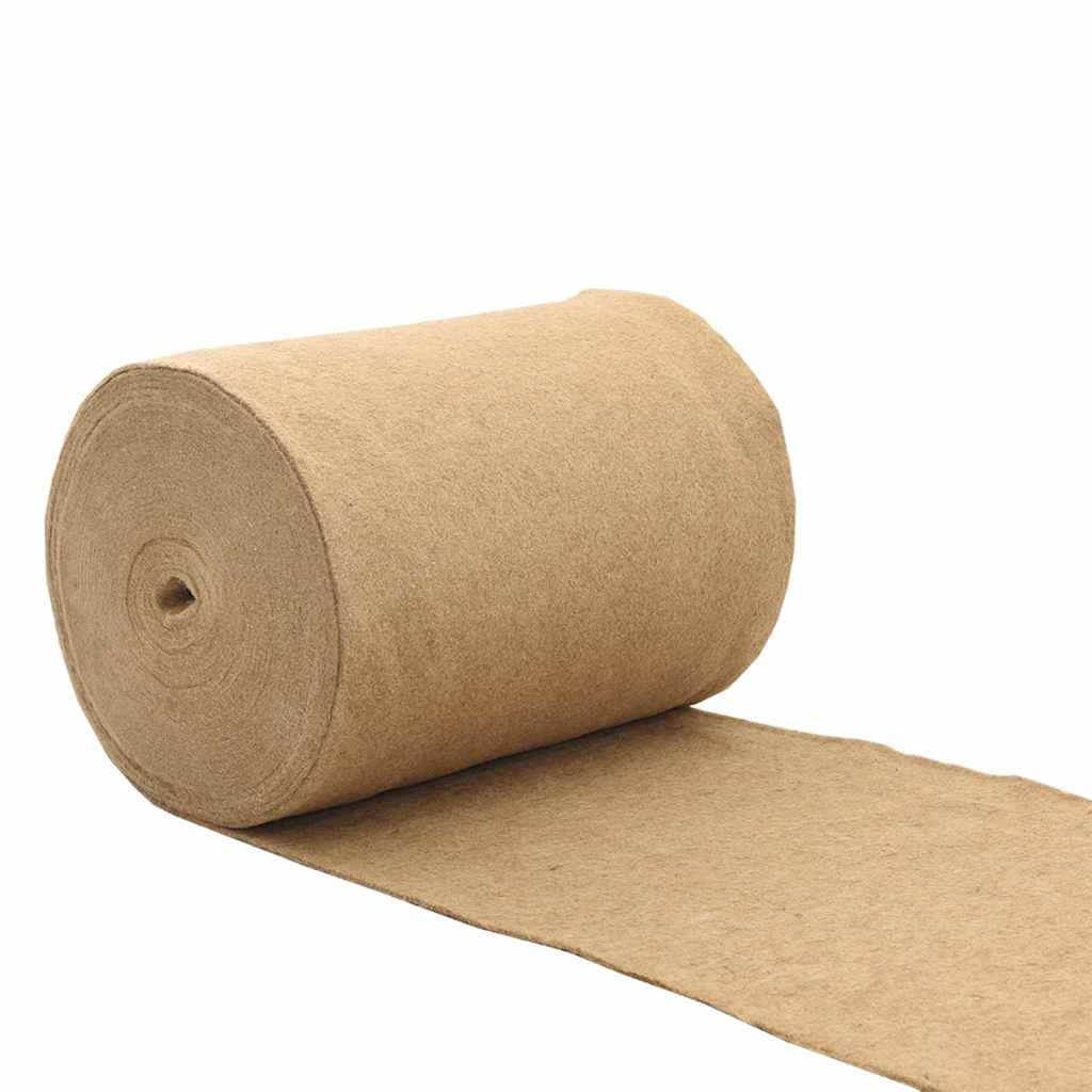 Vidaxxl tapis de chanvre pour rongeurs 0,5x25 m 5 mm