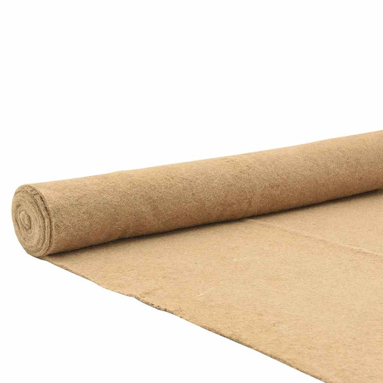 Vidaxxl tapis de chanvre pour rongeurs 1x5 m 5 mm
