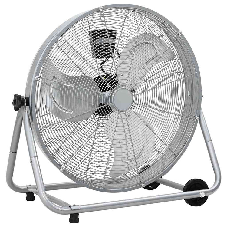 Vidaxx ventilateur à tambour avec roue argent 73 x 42 x 70 cm aluminium
