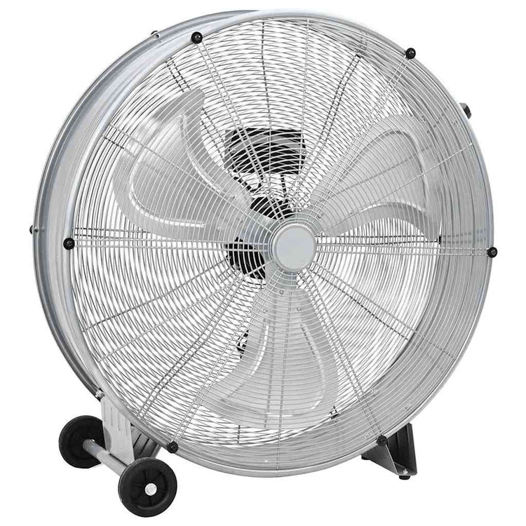 Vidaxx ventilateur à tambour avec roue argent 79 x 37 x 82 cm aluminium