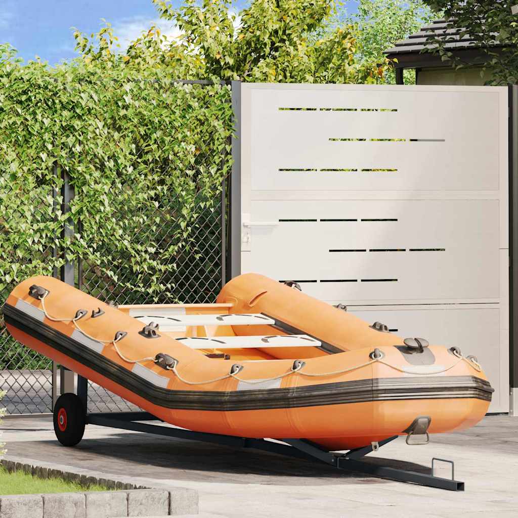 Vidaxl remorque bateau argent 302 x 107 x 42 cm acier