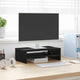 VidaXL support pour moniteur chêne noir 42x24x13 cm bois d'ingénierie