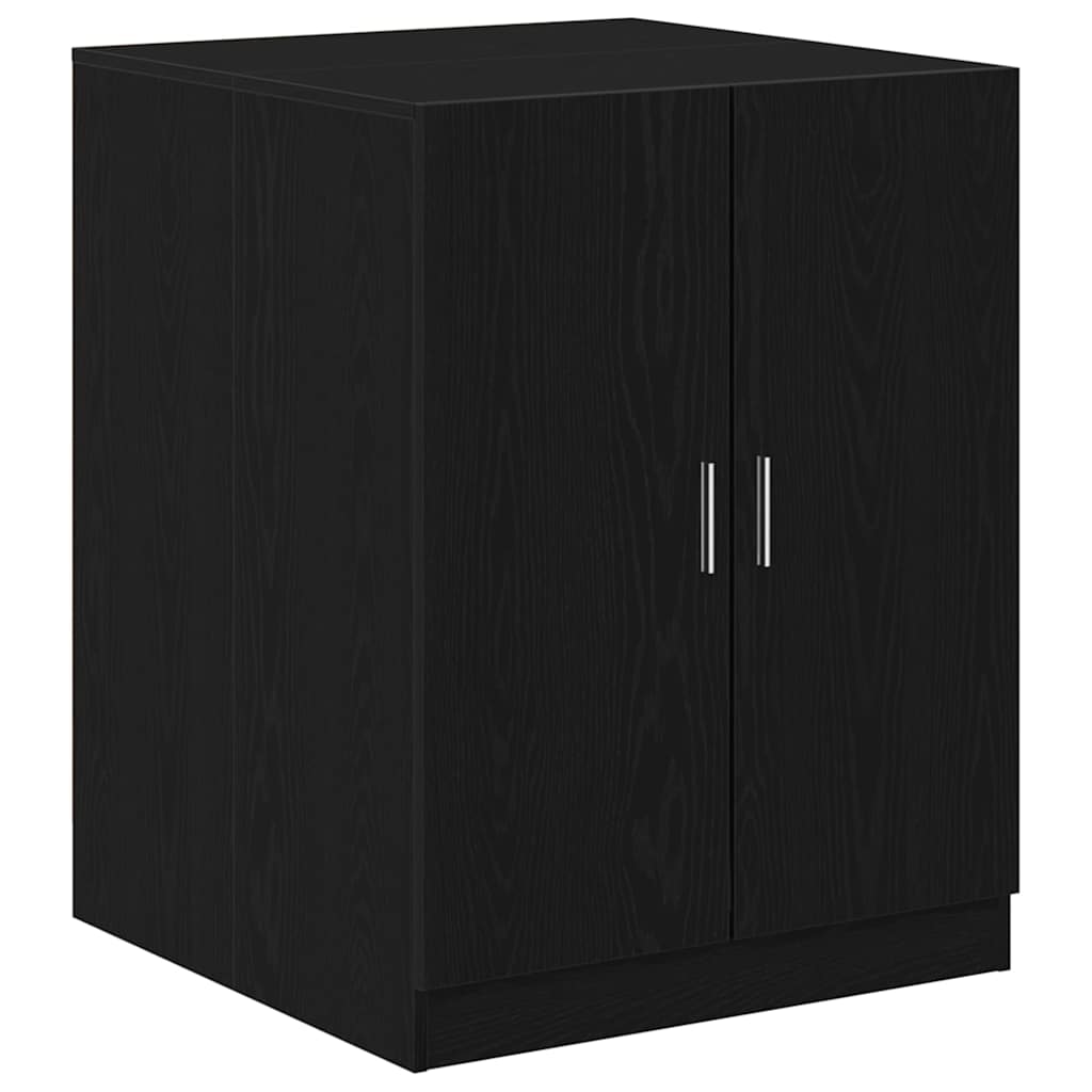 Meuble lave-linge Vidaxx avec rangement chêne noir 70,5 x 71,5 x 91,5 cm