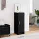 VidaXL armoire à chaussures avec étagère chêne noir 32 x 35 x 92 cm bois fini