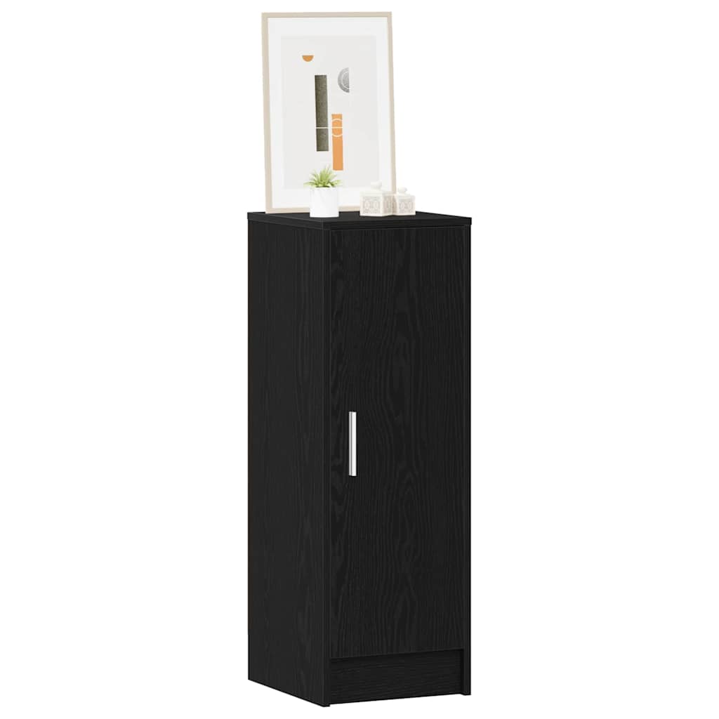 VidaXL armoire à chaussures avec étagère chêne noir 32 x 35 x 92 cm bois fini