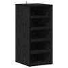 Vidaxx meuble à chaussures avec étagère chêne noir 32 x 35 x 70 cm bois d'ingénierie