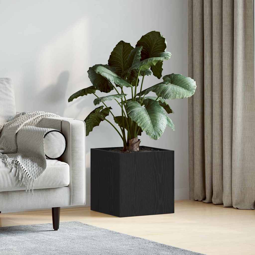 Vidaxx pot de fleurs chêne noir 40 x 38,5 x 40 cm bois fini