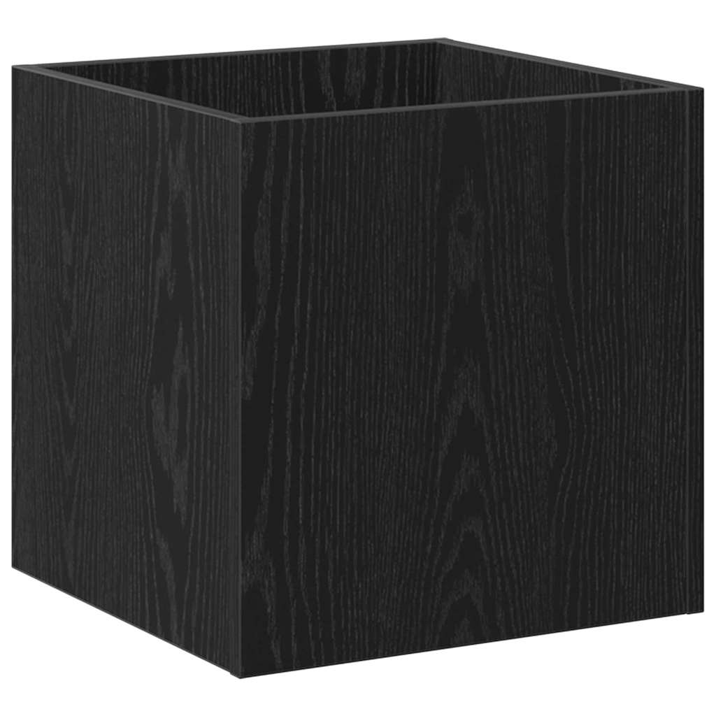 Vidaxx pot de fleurs chêne noir 40 x 38,5 x 40 cm bois fini