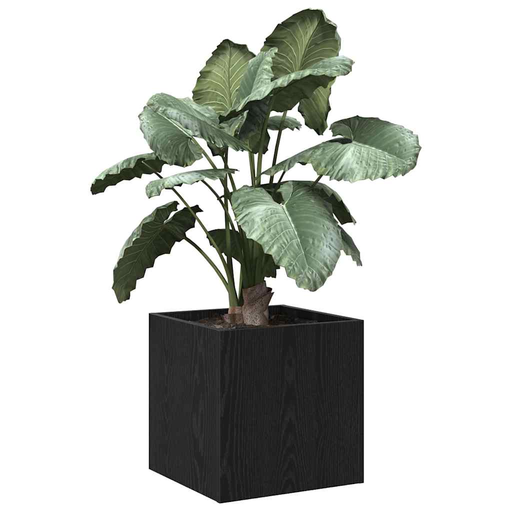 Vidaxx pot de fleurs chêne noir 40 x 38,5 x 40 cm bois fini