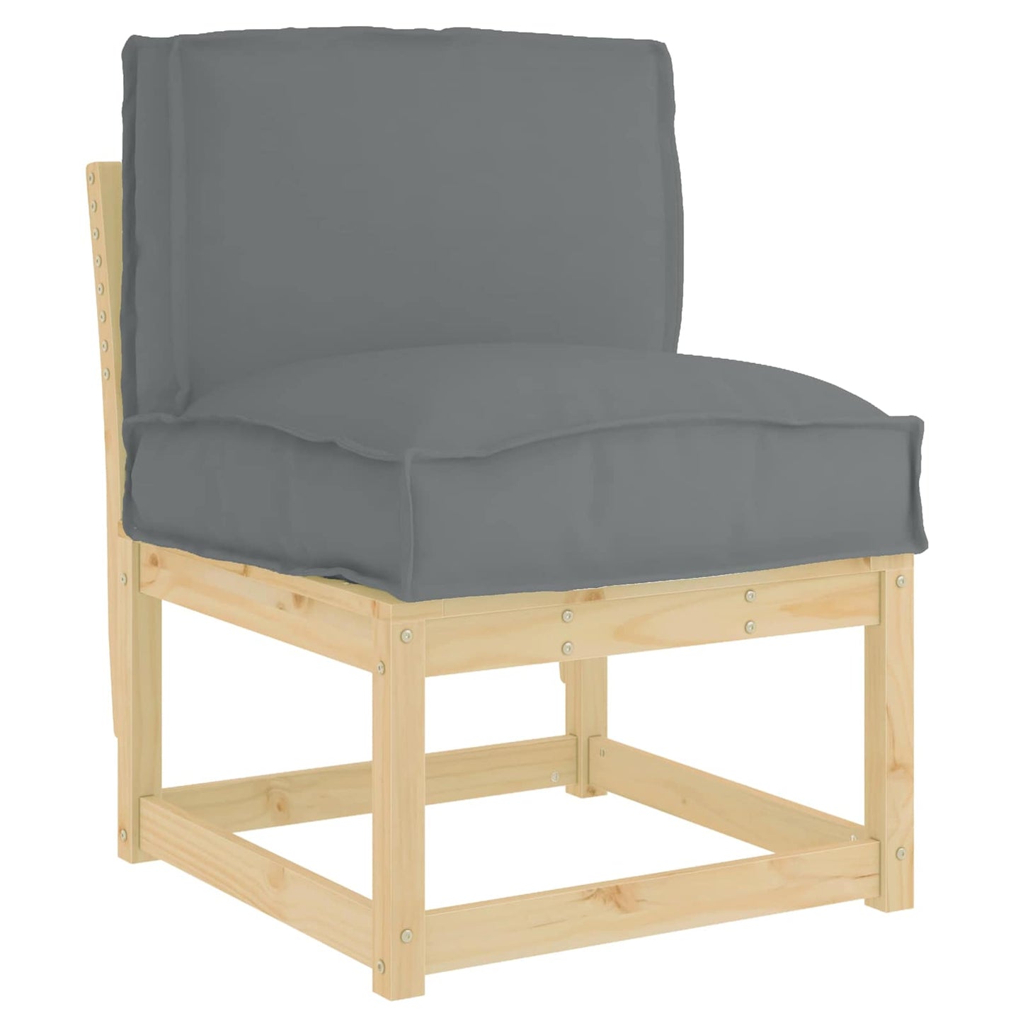 Vidaxl coussin anthracite 50 x 40 x 12 cm tissu oxford