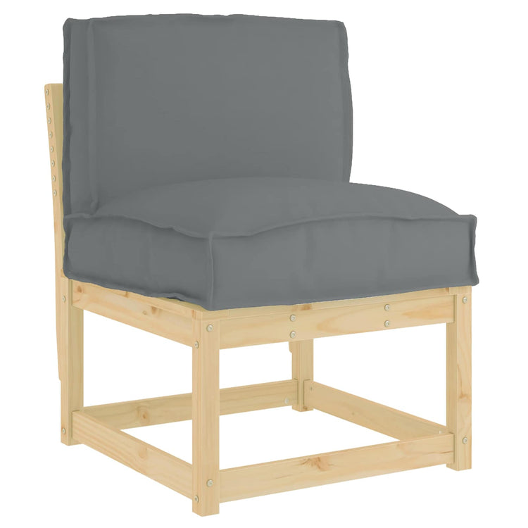 Vidaxl coussin anthracite 50 x 40 x 12 cm tissu oxford