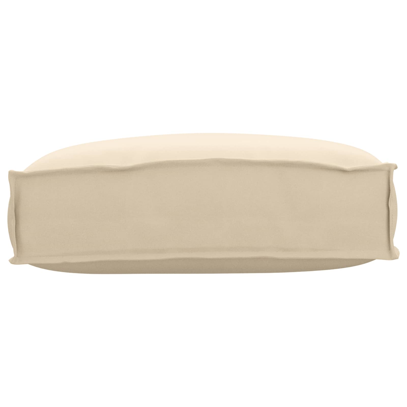 Vidaxl coussin beige 50 x 40 x 12 cm tissu oxford