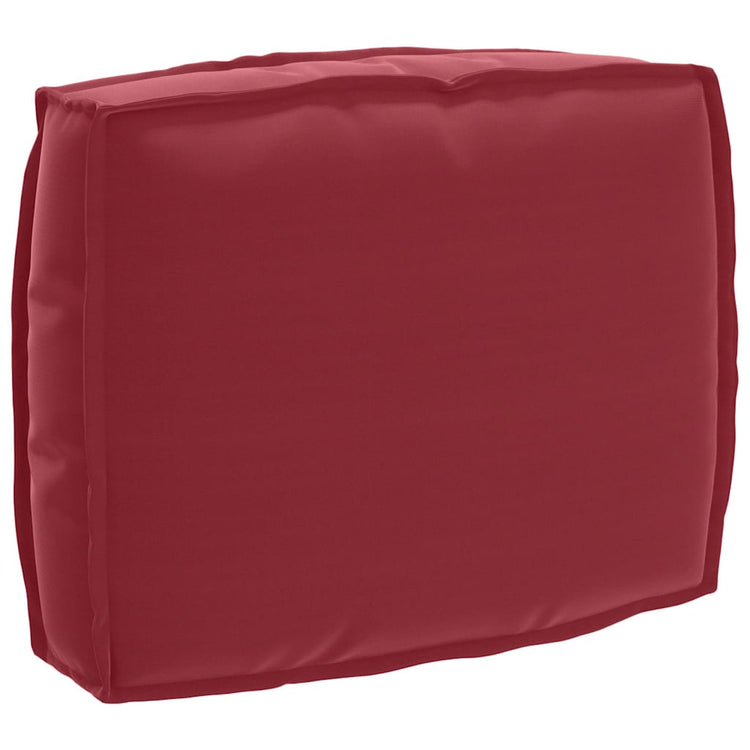 Vidaxxl coussin vin rouge 50 x 40 x 12 cm tissu oxford