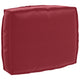 Vidaxxl coussin vin rouge 50 x 40 x 12 cm tissu oxford