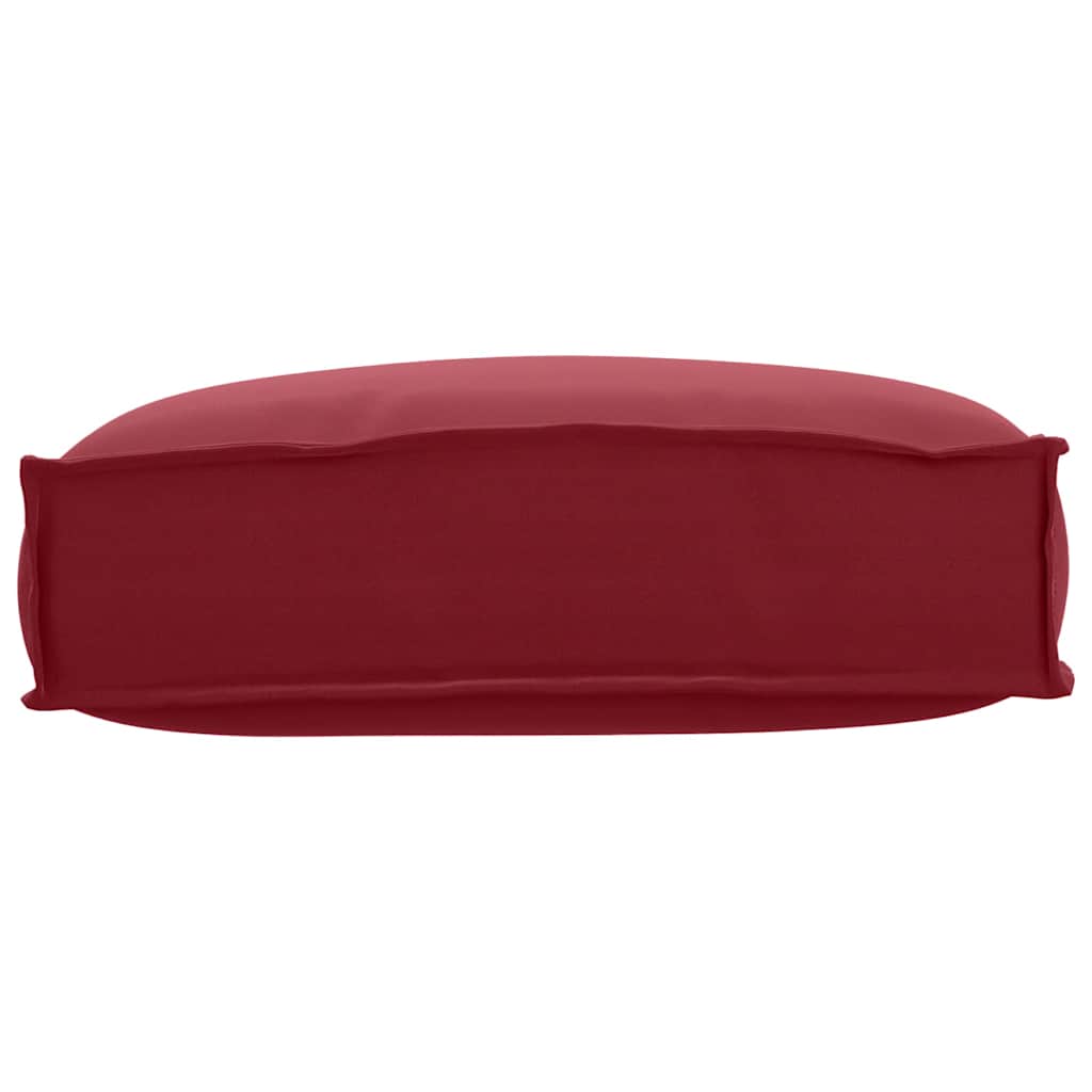 Vidaxxl coussin vin rouge 50 x 40 x 12 cm tissu oxford