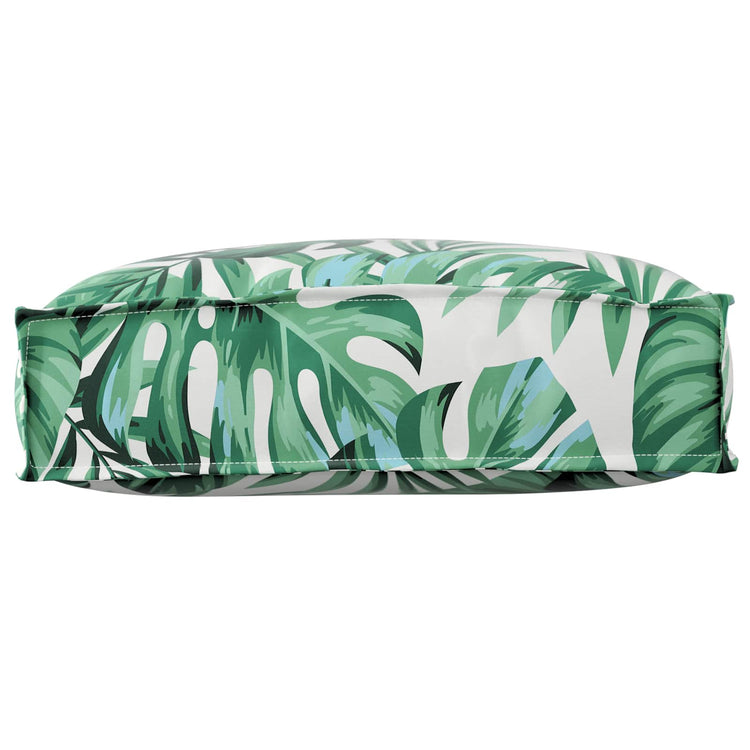 VidaXL coussin motif feuille feuille 50 x 40 x 12 cm tissu oxford