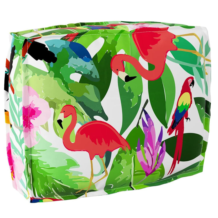 Vidaxx coussin fleurs multicolore 50 x 40 x 12 cm tissu oxford