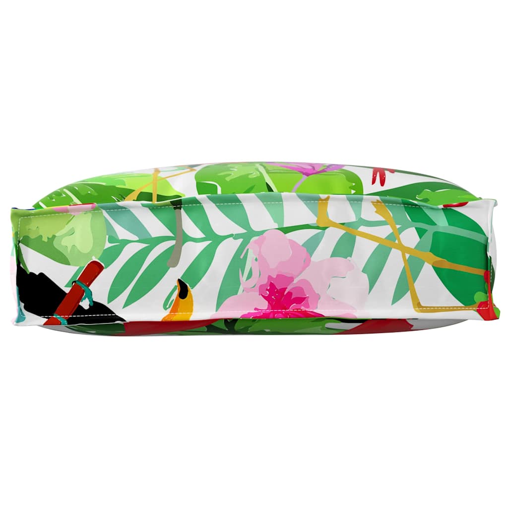 Vidaxx coussin fleurs multicolore 50 x 40 x 12 cm tissu oxford