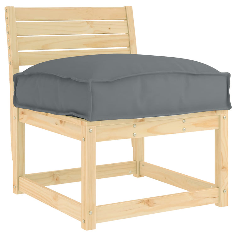 Vidaxl coussin anthracite 50 x 50 x 12 cm tissu oxford