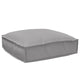 Vidaxx coussin gris 50 x 50 x 12 cm tissu oxford