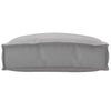 Vidaxx coussin gris 50 x 50 x 12 cm tissu oxford