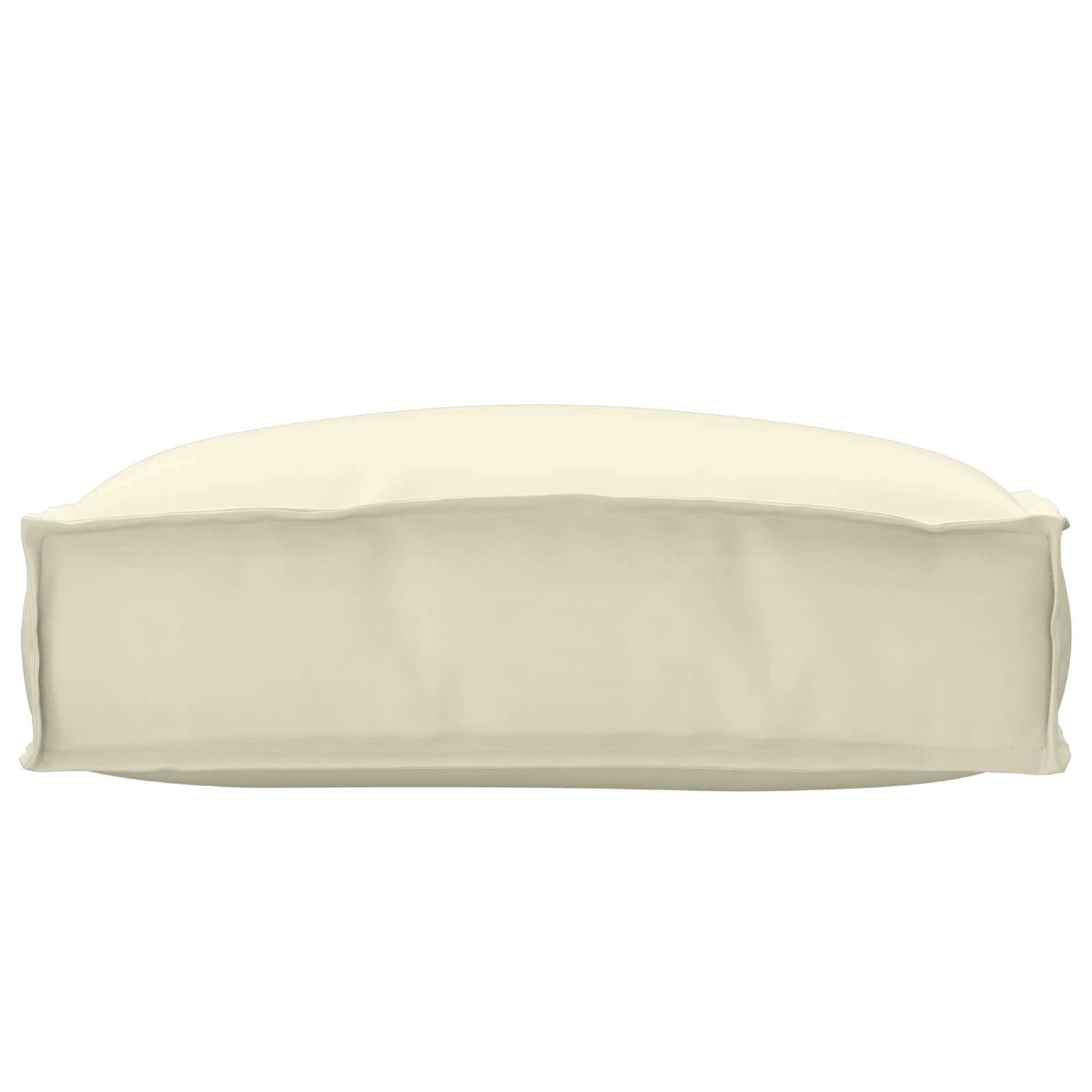 Vidaxl coussin crème 50 x 50 x 12 cm tissu oxford