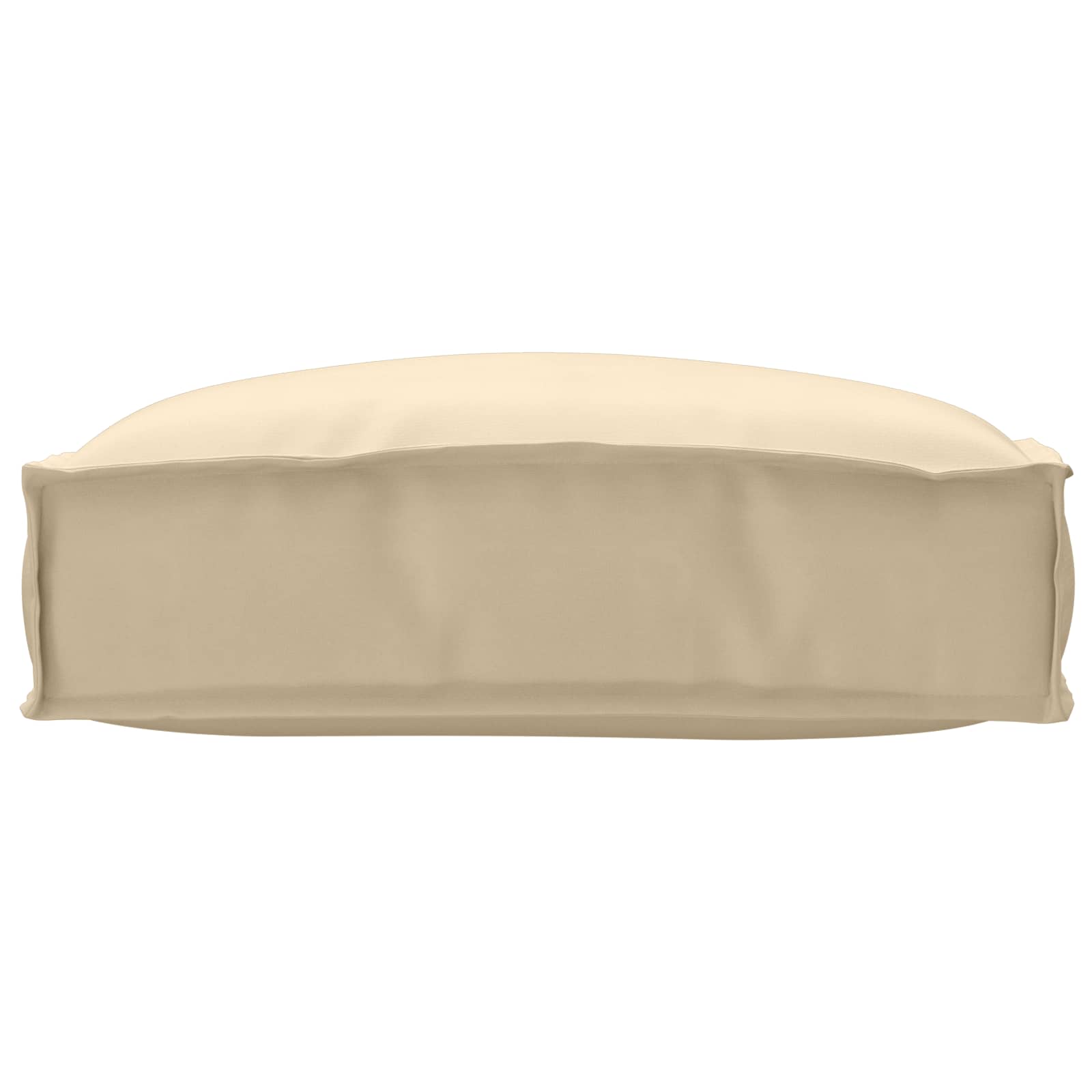 Vidaxl coussin beige 50 x 50 x 12 cm tissu oxford