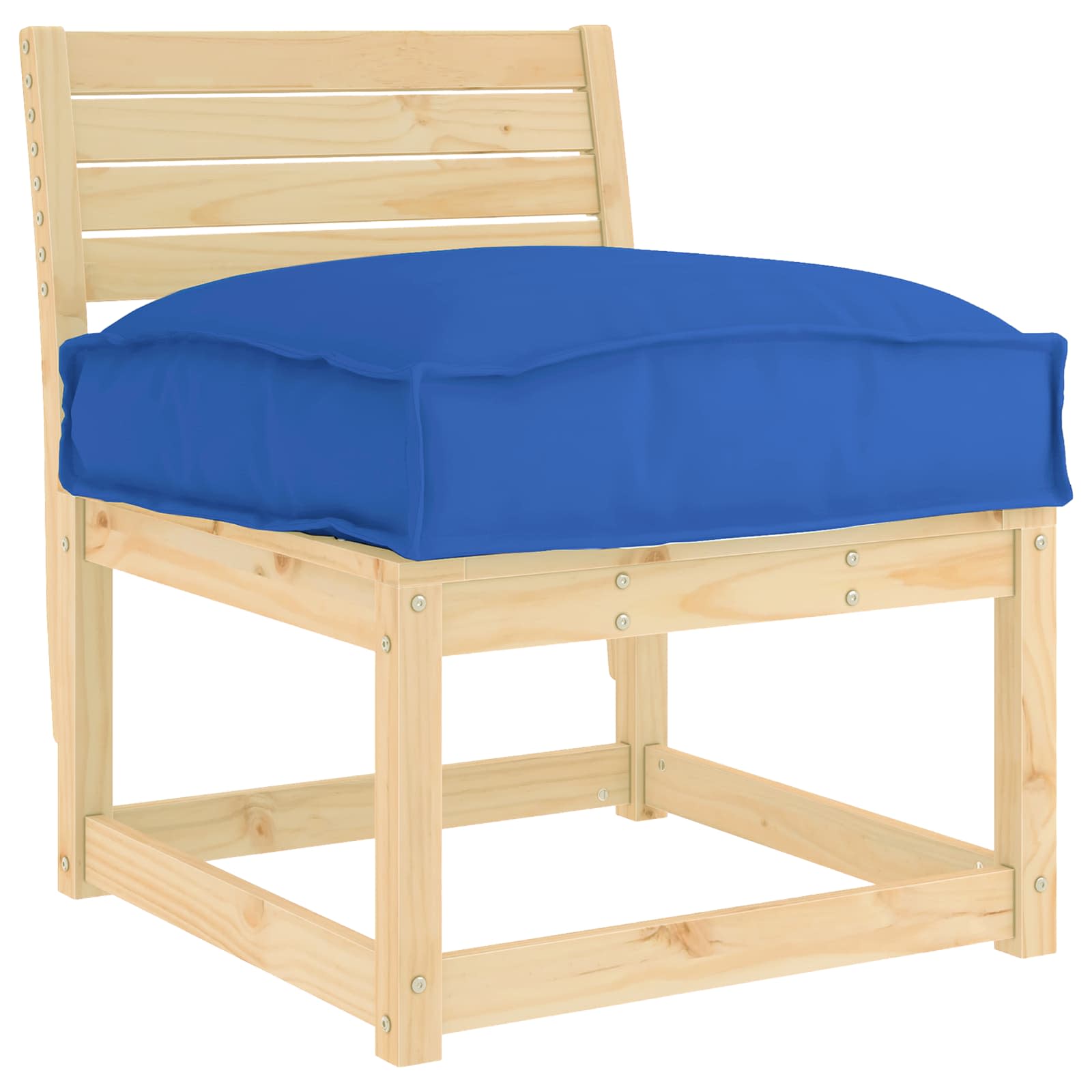 Vidaxl coussin bleu royal 50 x 50 x 12 cm tissu oxford