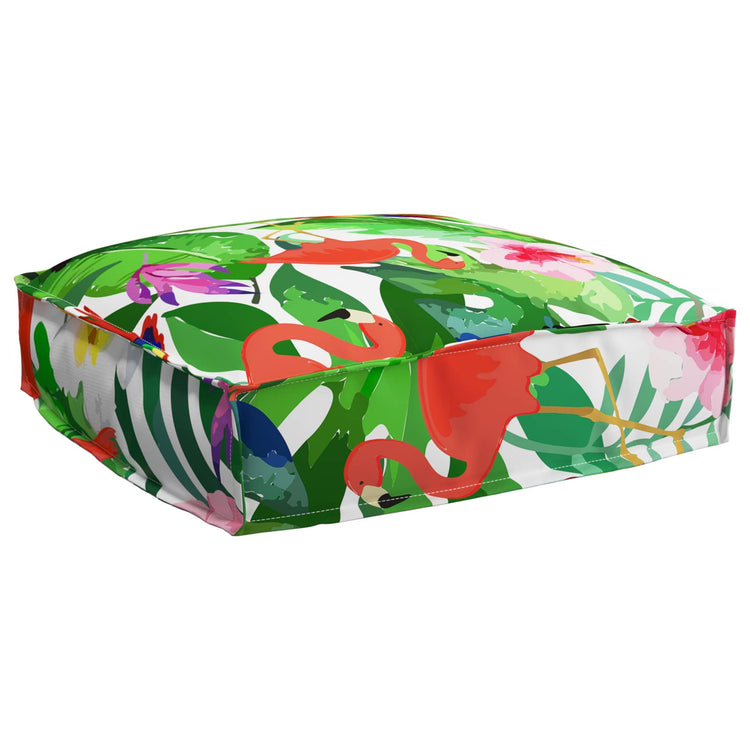 Vidaxx coussin fleurs multicolore 50 x 50 x 12 cm tissu oxford