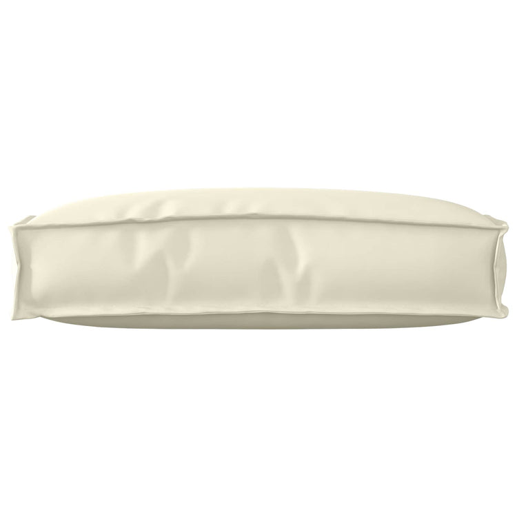 VidaXL coussin crème 60 x 40 x 12 cm tissu oxford
