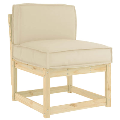 Vidaxx coussin beige 60 x 40 x 12 cm tissu oxford