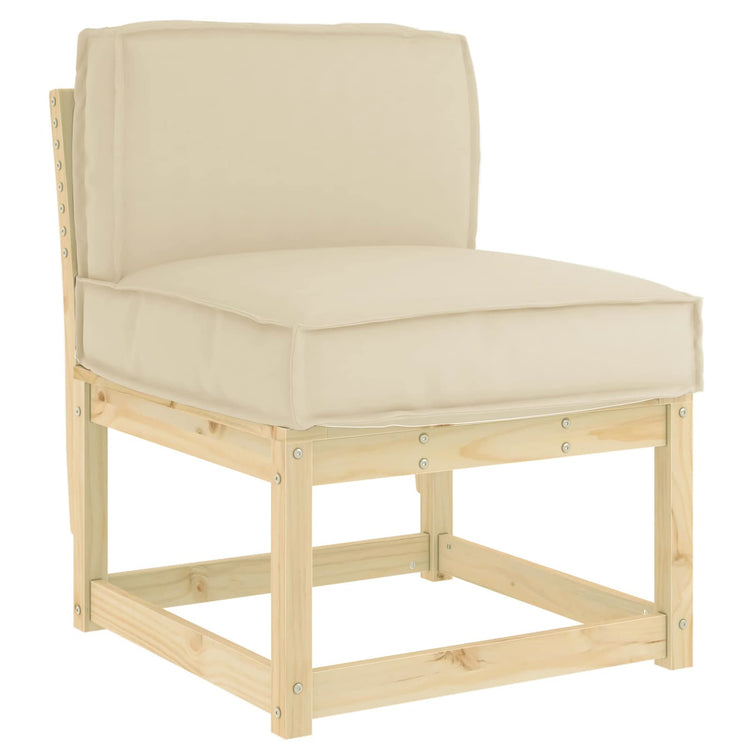 Vidaxx coussin beige 60 x 40 x 12 cm tissu oxford