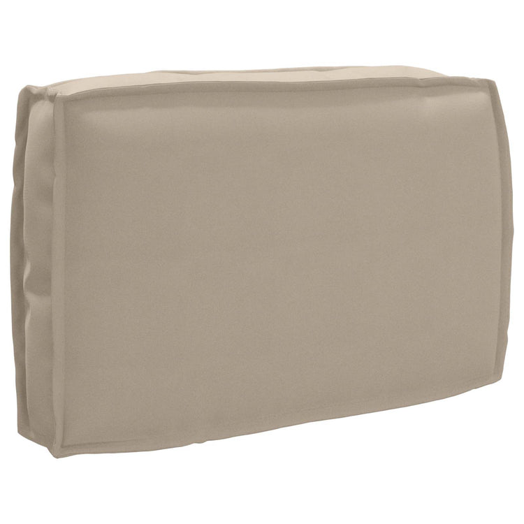 Vidaxx coussin taupe 60 x 40 x 12 cm tissu oxford