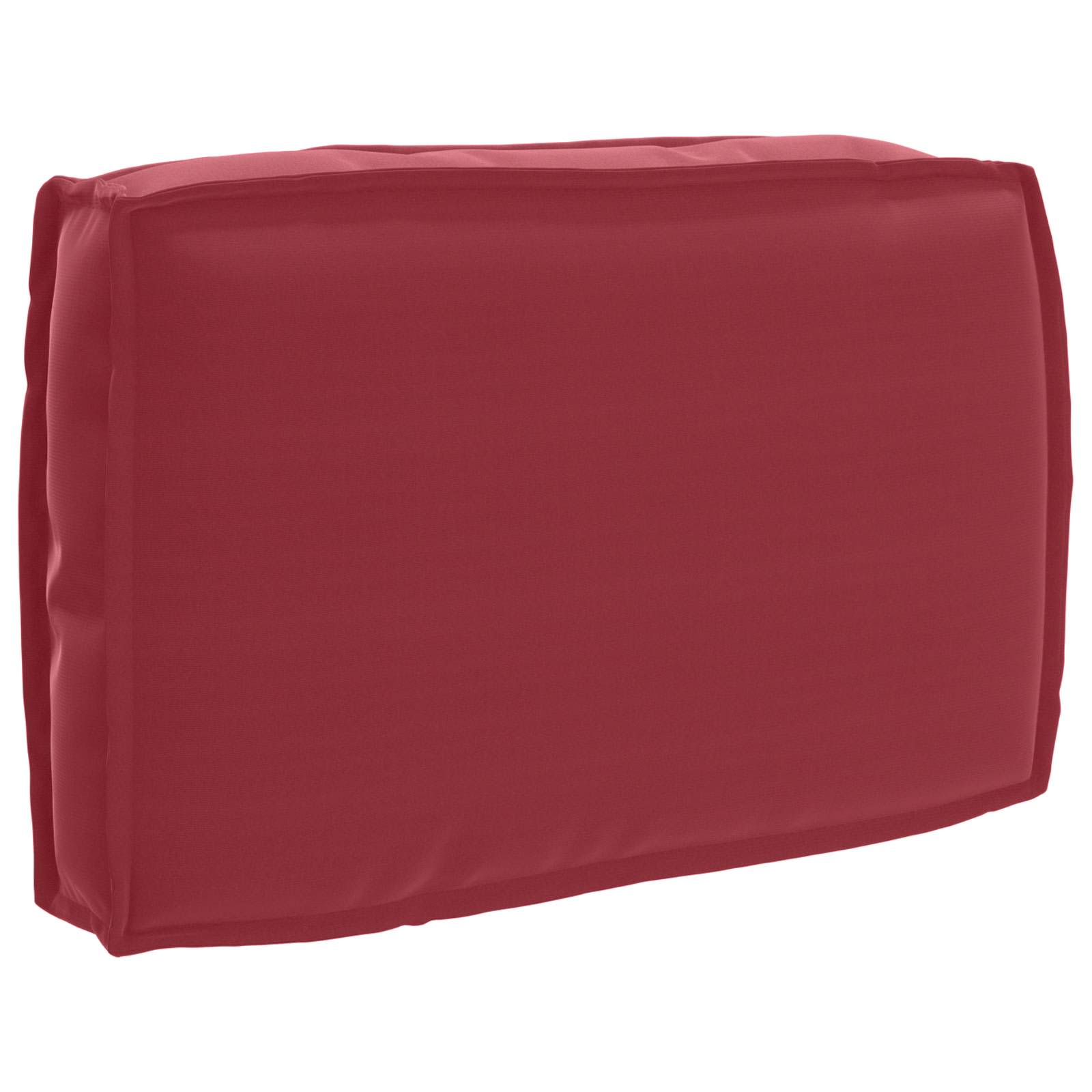 Vidaxxl coussin vin rouge 60 x 40 x 12 cm tissu oxford