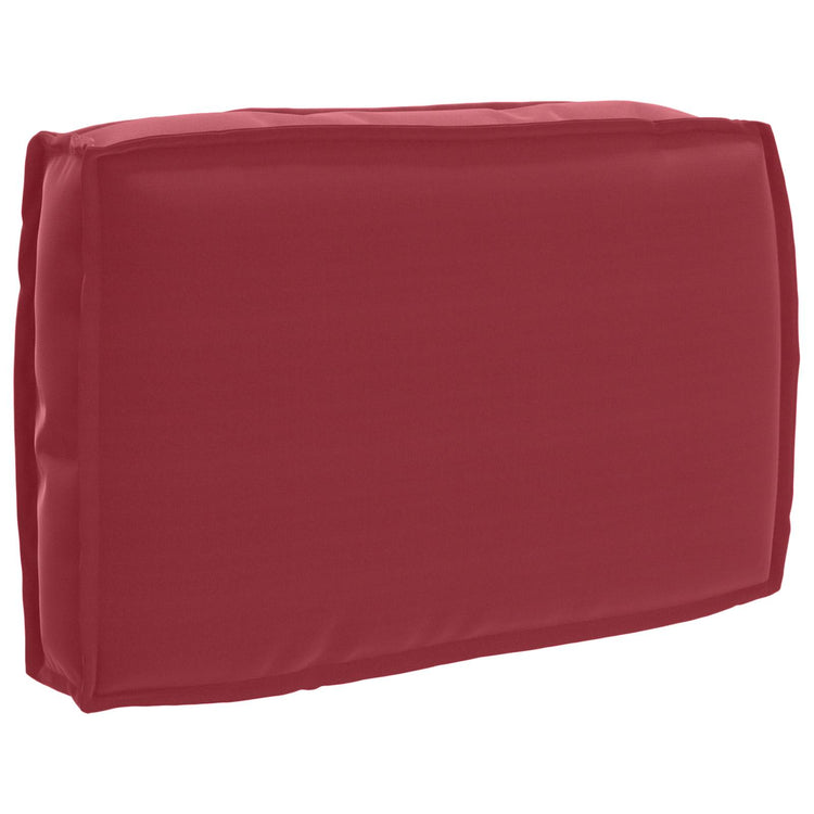 Vidaxxl coussin vin rouge 60 x 40 x 12 cm tissu oxford