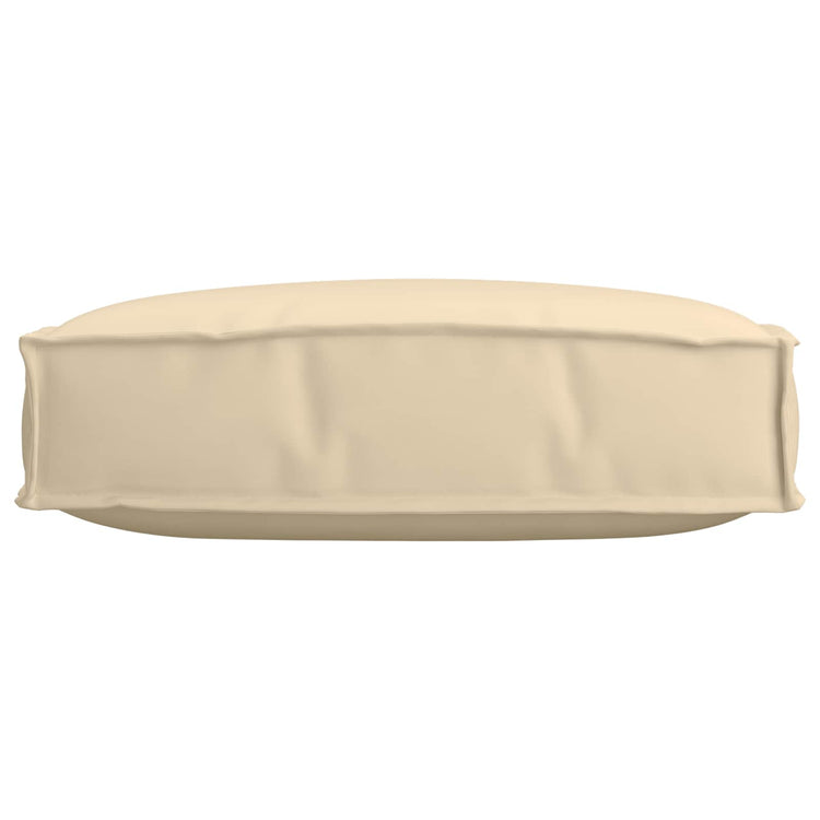 VidaXL coussin beige 60 x 60 x 12 cm tissu oxford