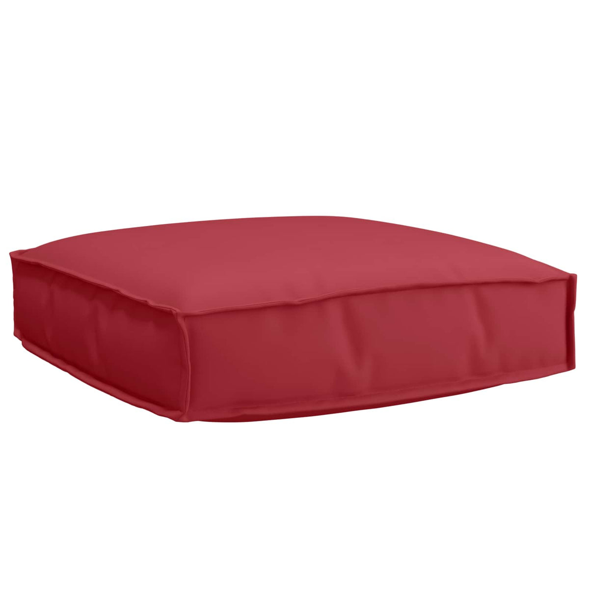 Vidaxxl coussin vin rouge 60 x 60 x 12 cm tissu oxford