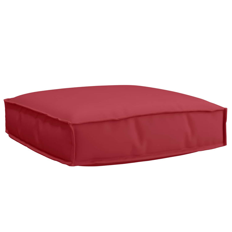 Vidaxxl coussin vin rouge 60 x 60 x 12 cm tissu oxford