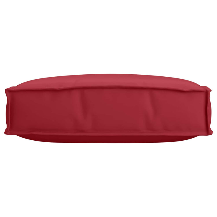 Vidaxxl coussin vin rouge 60 x 60 x 12 cm tissu oxford