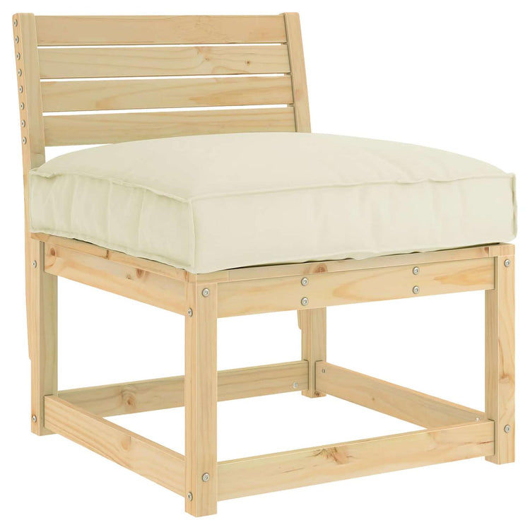Vidaxl coussin crème 70 x 70 x 12 cm tissu oxford