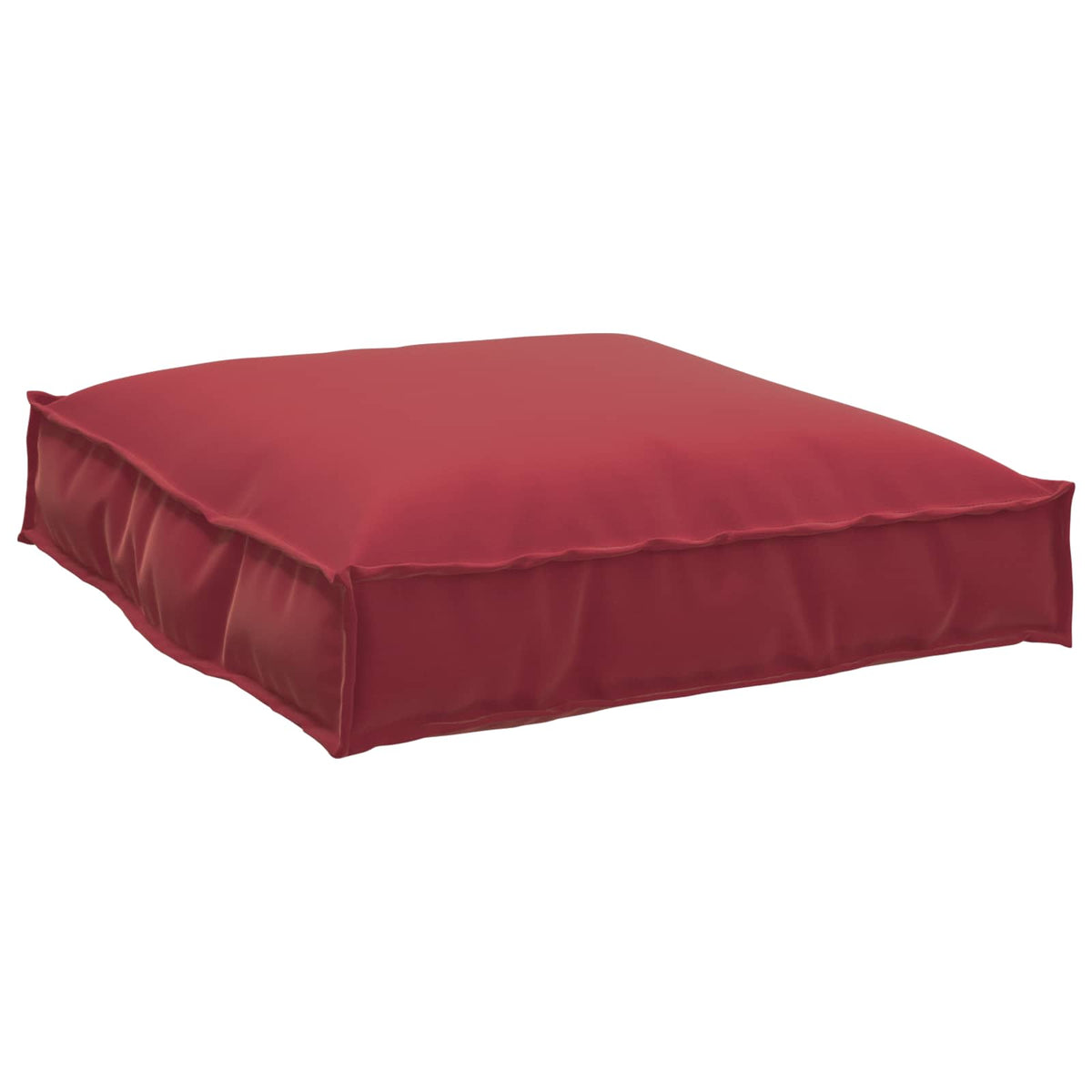 VidaXL coussin vin rouge 70 x 70 x 12 cm tissu oxford