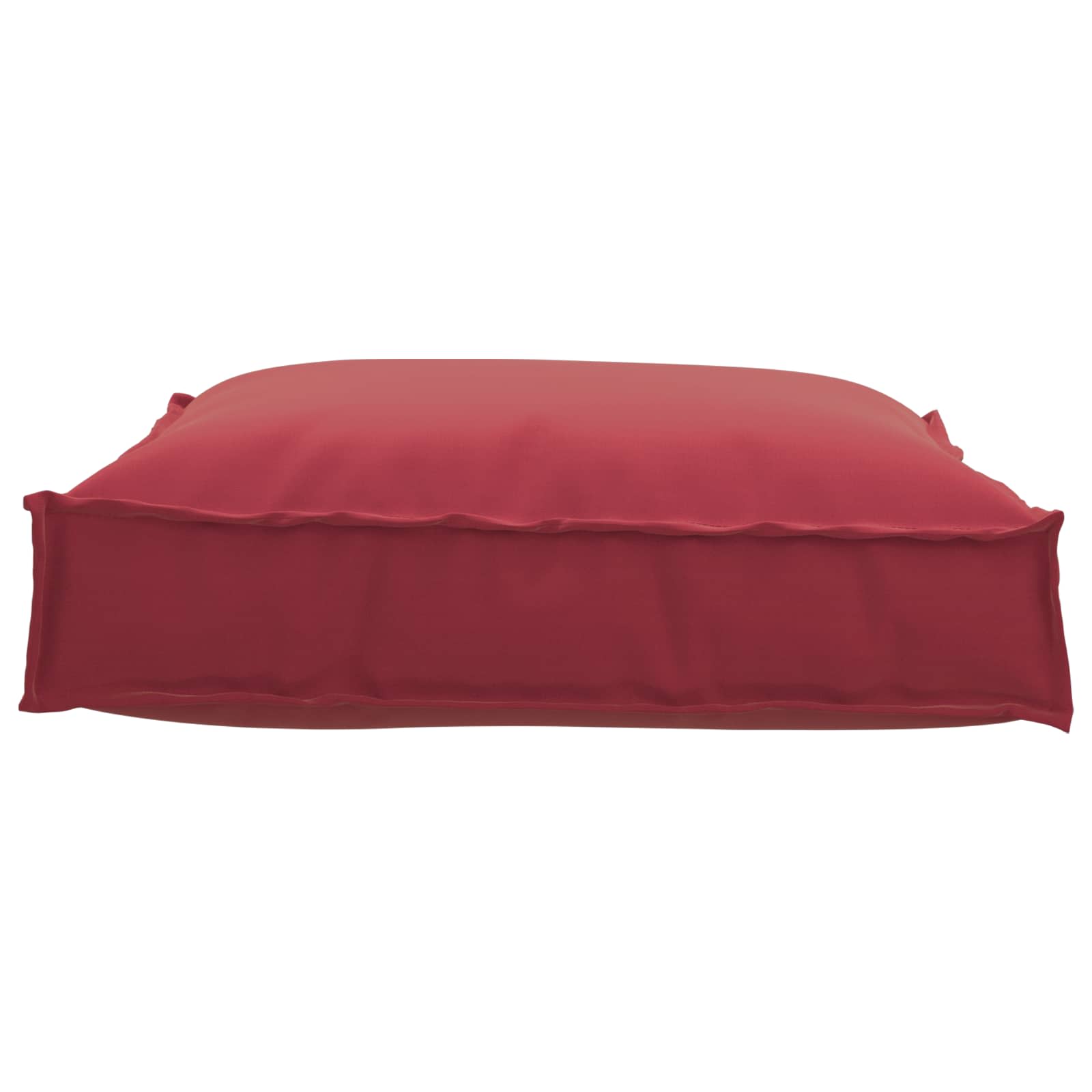 VidaXL coussin vin rouge 70 x 70 x 12 cm tissu oxford